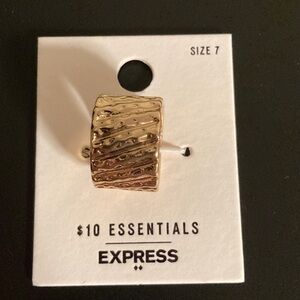 Express Gold Wave Pattern Ring